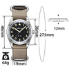 ADDIESDIVE 37mm VH31 Retro Pilot Field Watch AD2079