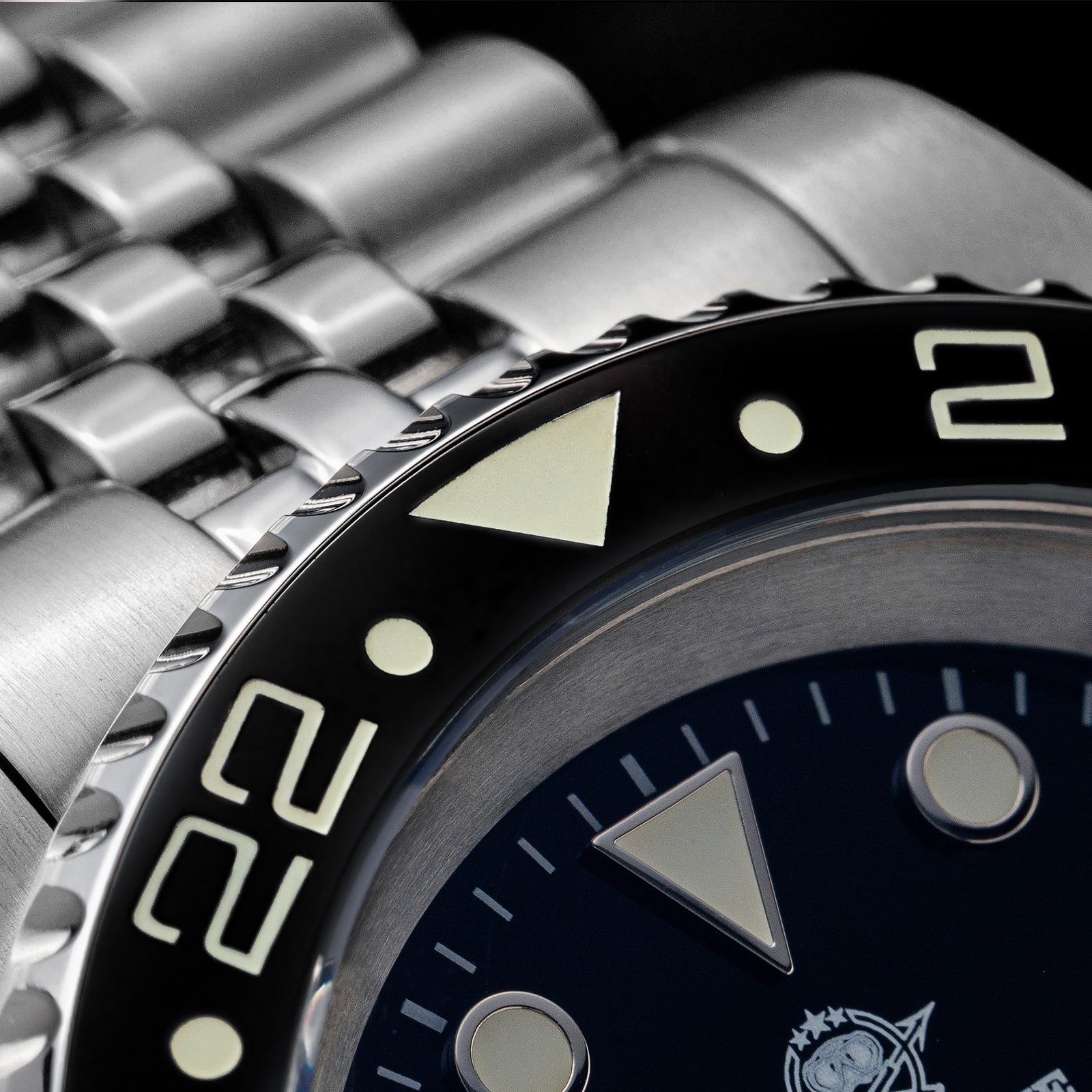 🔥Saldi Estivi🔥ADDIESDIVE Water Ghost - Orologio subacqueo di lusso GMT al quarzo AD2050 con datario