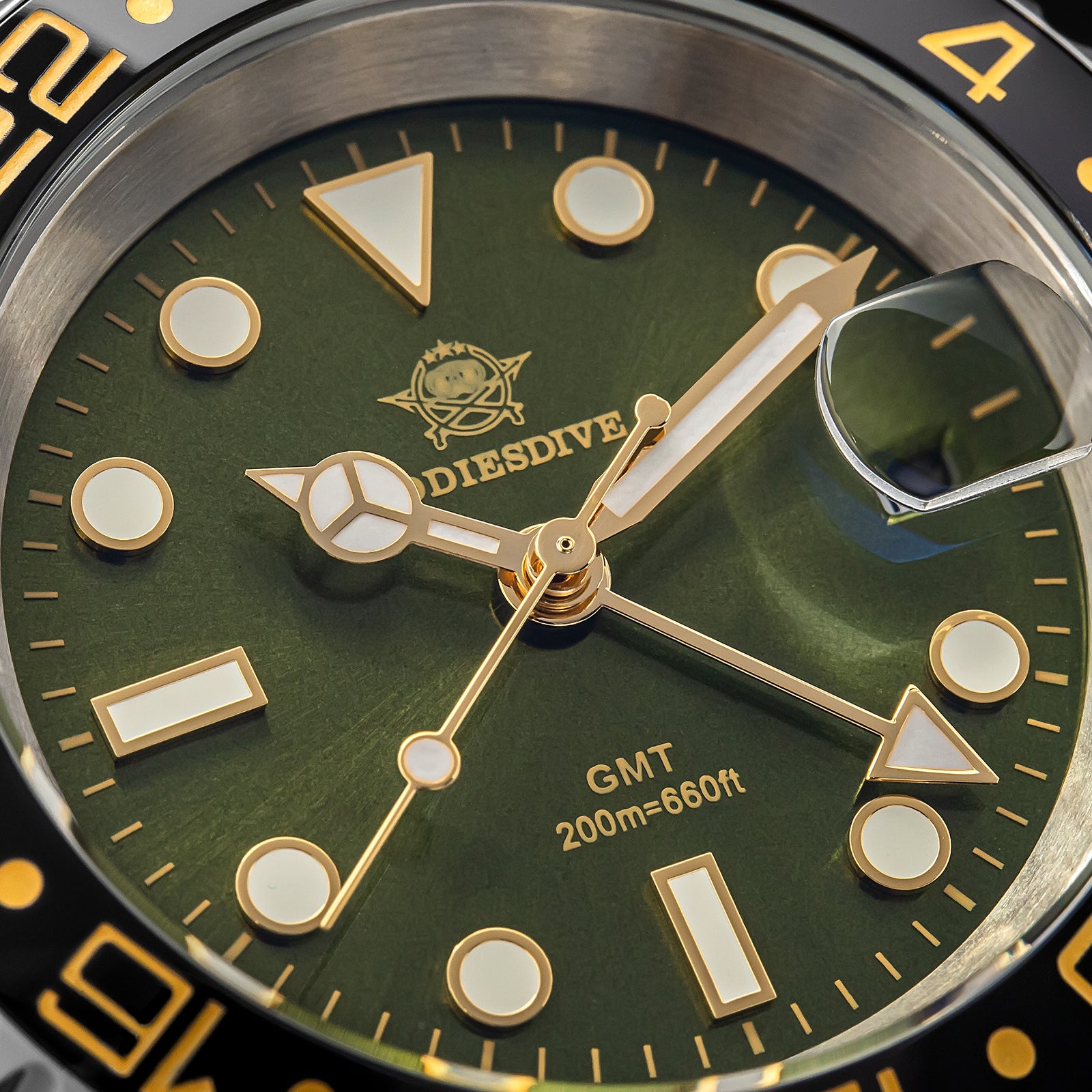 🔥Saldi Estivi🔥ADDIESDIVE Water Ghost - Orologio subacqueo di lusso GMT al quarzo AD2050 con datario