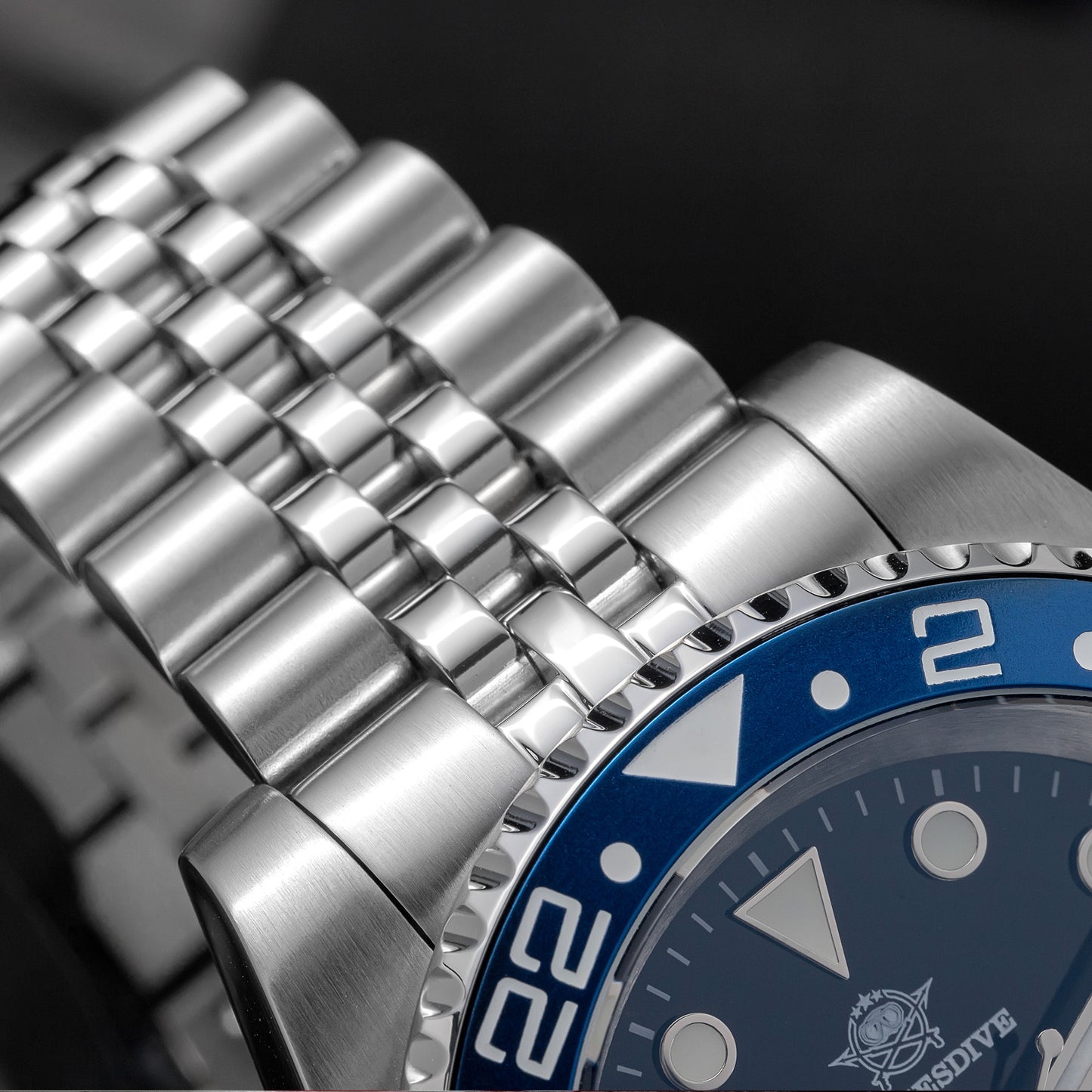 🔥Saldi Estivi🔥ADDIESDIVE Water Ghost - Orologio subacqueo di lusso GMT al quarzo AD2050 con datario