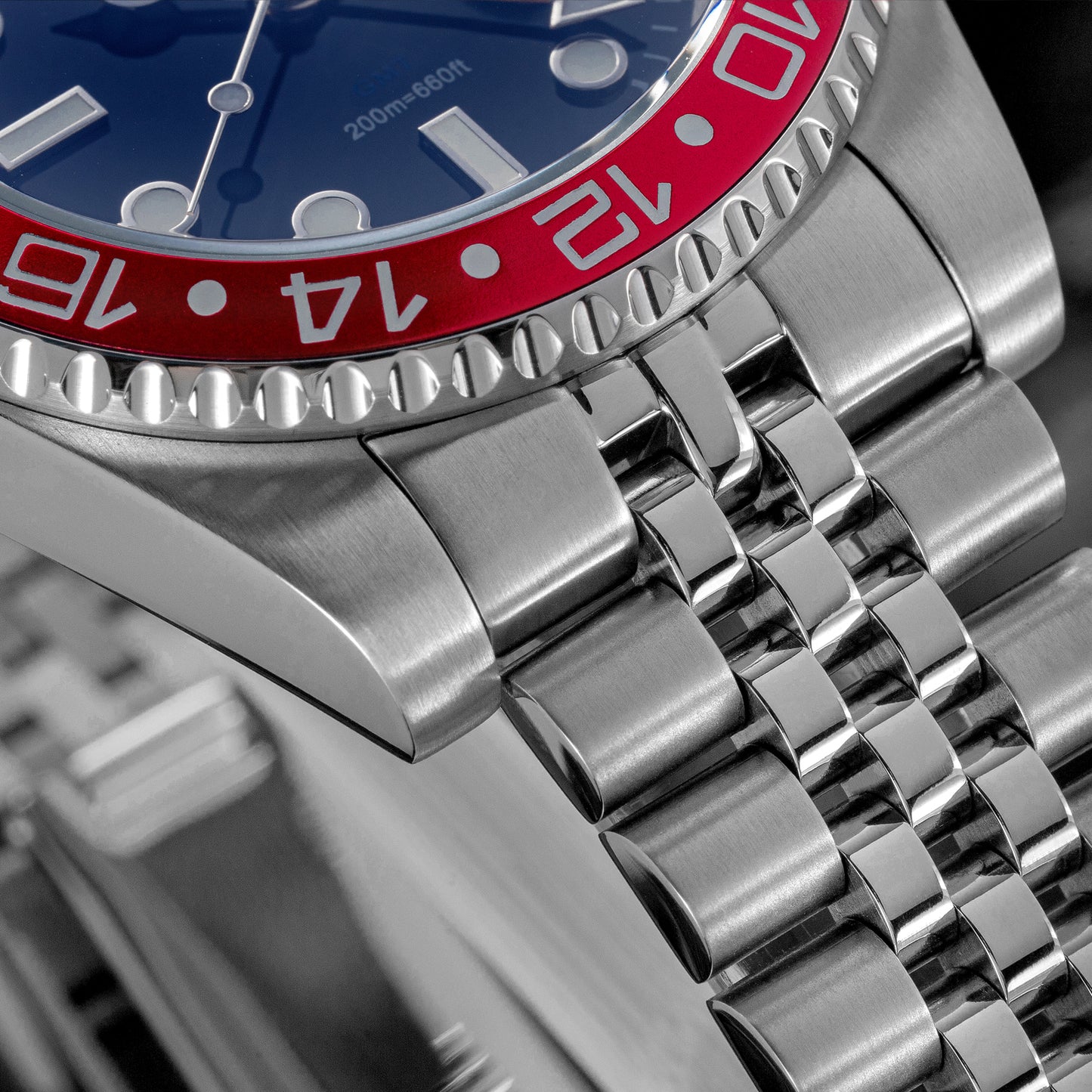 🔥Saldi Estivi🔥ADDIESDIVE Water Ghost - Orologio subacqueo di lusso GMT al quarzo AD2050 con datario