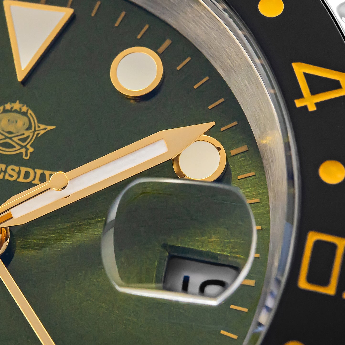 🔥Saldi Estivi🔥ADDIESDIVE Water Ghost - Orologio subacqueo di lusso GMT al quarzo AD2050 con datario