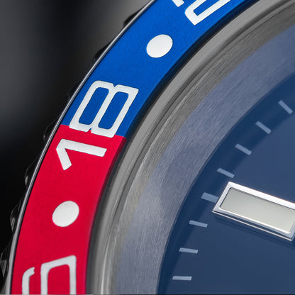 🔥Saldi Estivi🔥ADDIESDIVE Water Ghost - Orologio subacqueo di lusso GMT al quarzo AD2050 con datario