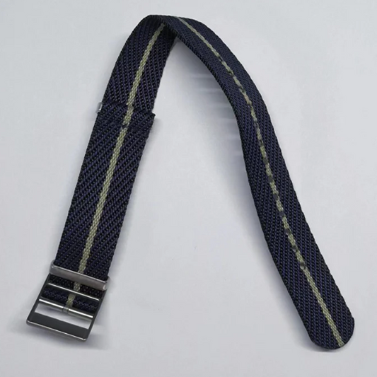 Cinturino per Orologio in Nylon da 20mm per AD2043/AD2044 blu scuro