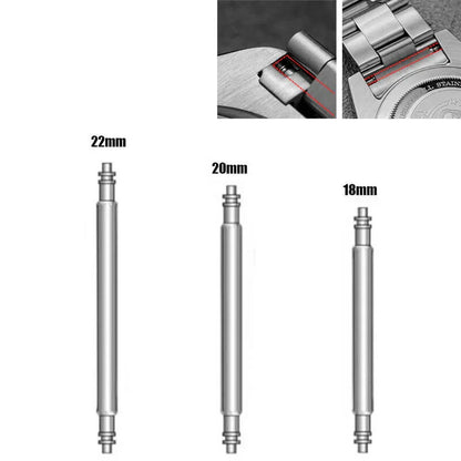 10 perni a molla con diametro di 1,5/1,8 mm per cinturini di orologi da 18/20/22 mm.