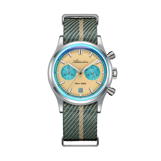 ★Speciale Capodanno★Orologio cronografo ADDIESDIVE OS21 da 38 mm AD2542 Giallo