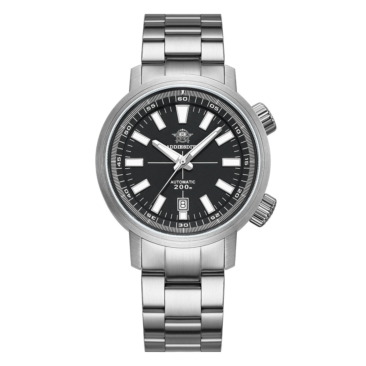 Addiesdive Double Crown "Captain Willard" 6105 Edizione Tributo AD2093 Nero-A
