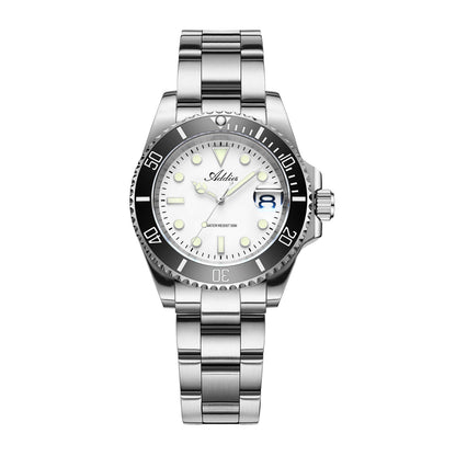 Addies Orologio al quarzo Luxury in acciaio inossidabile AW25902 Bianco