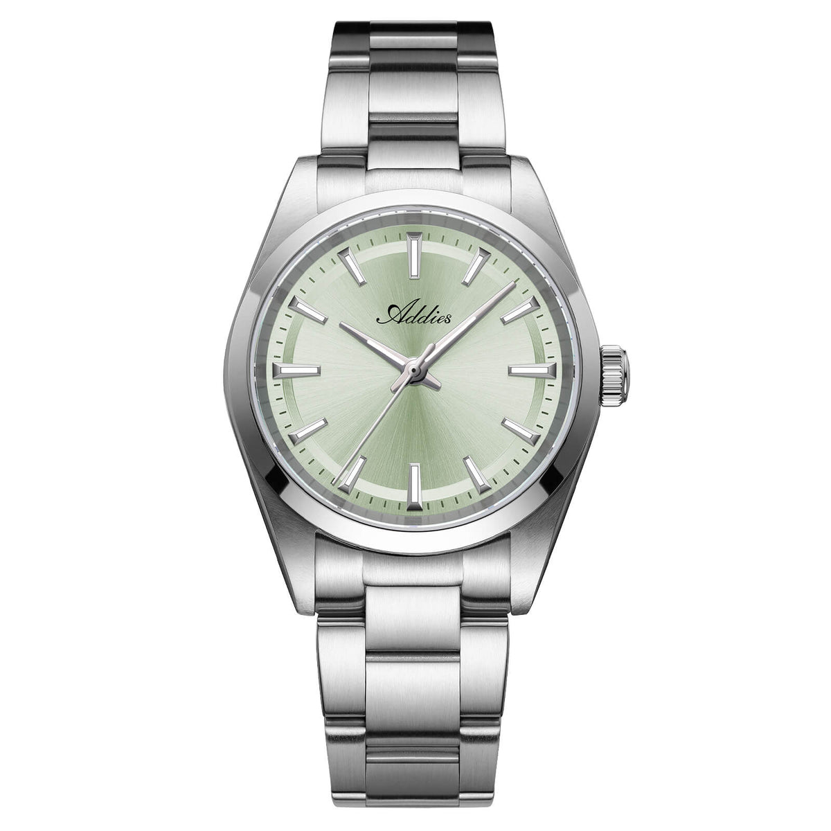 Addiesdive AW25908 Orologio da Donna al Quarzo 31mm con Quadrante Sunburst e Vetro Zaffiro Green and black