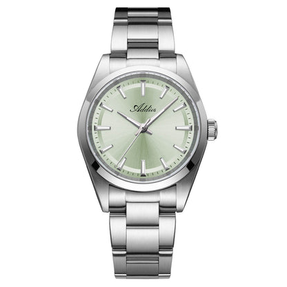 Addiesdive AW25908 Orologio da Donna al Quarzo 31mm con Quadrante Sunburst e Vetro Zaffiro Green and black