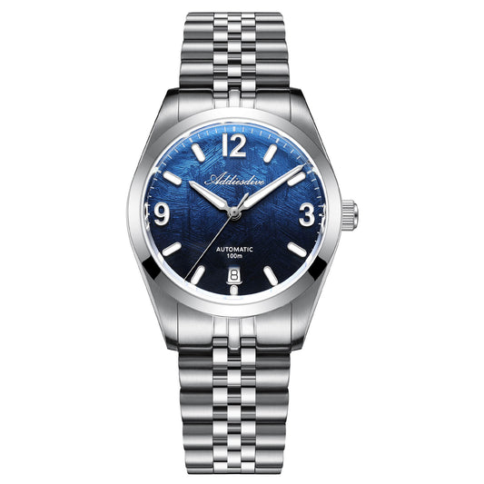 Addiesdive Orologio Automatico di Lusso 39mm AD2547 Blu scuro