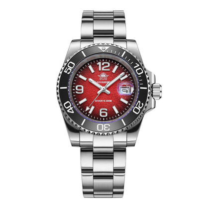 ★Saldi Anniversario★Addiesdive Orologio al Quarzo Moderno da 41 mm, AD2513 Rosso