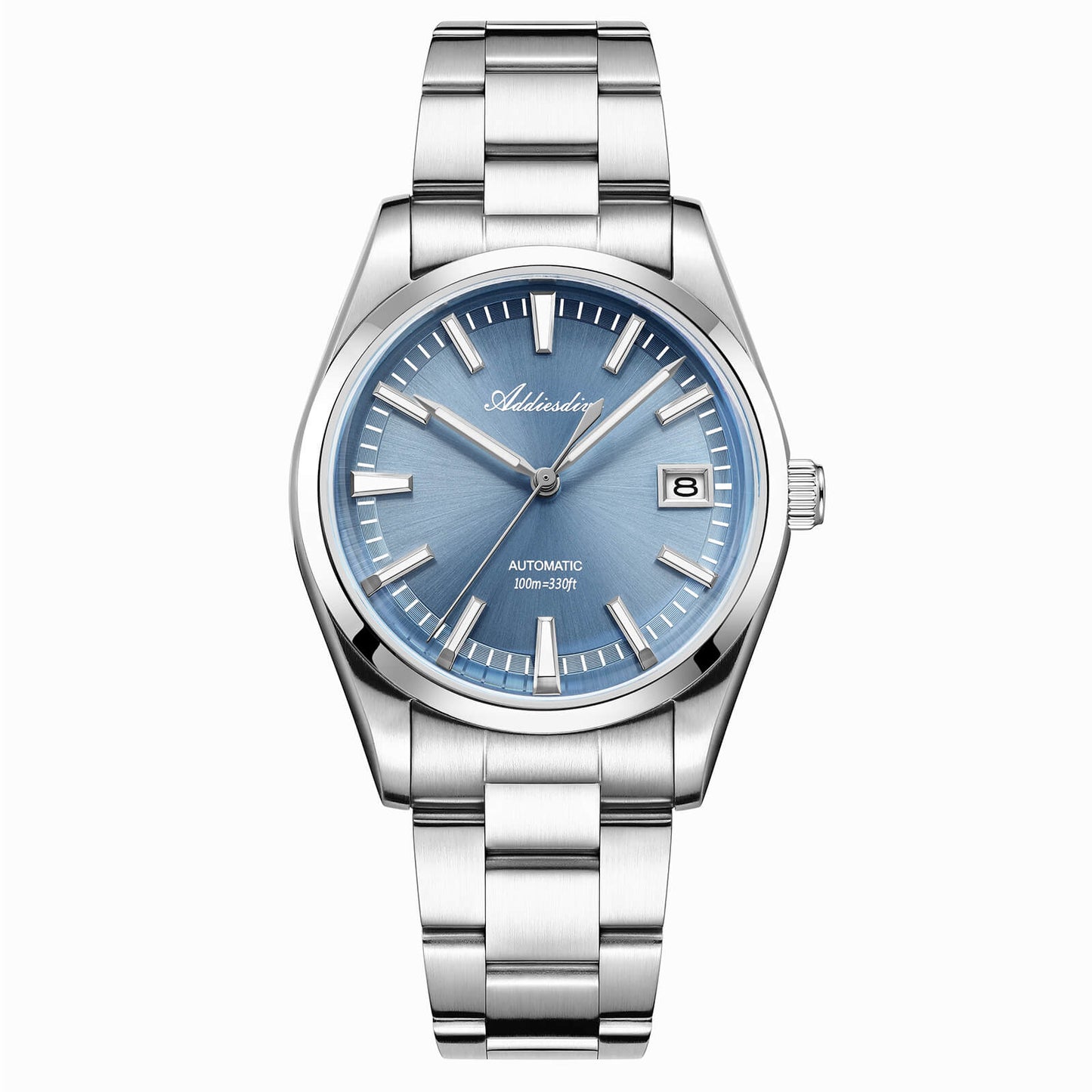 ADDIESDIVE 39mm Orologio Automatico NH35 AD2077 Azzurro chiaro