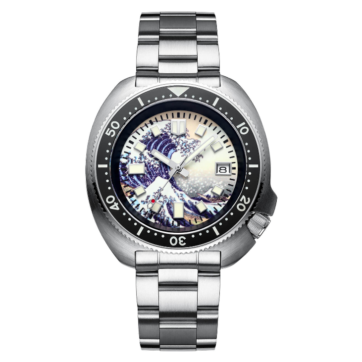 Orologio subacqueo ADDIESIVE con vetro zaffiro sintetico e quadrante luminoso 200M H8-Surf