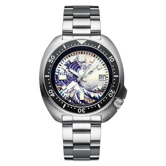 Orologio subacqueo ADDIESIVE con vetro zaffiro sintetico e quadrante luminoso 200M H8-Surf