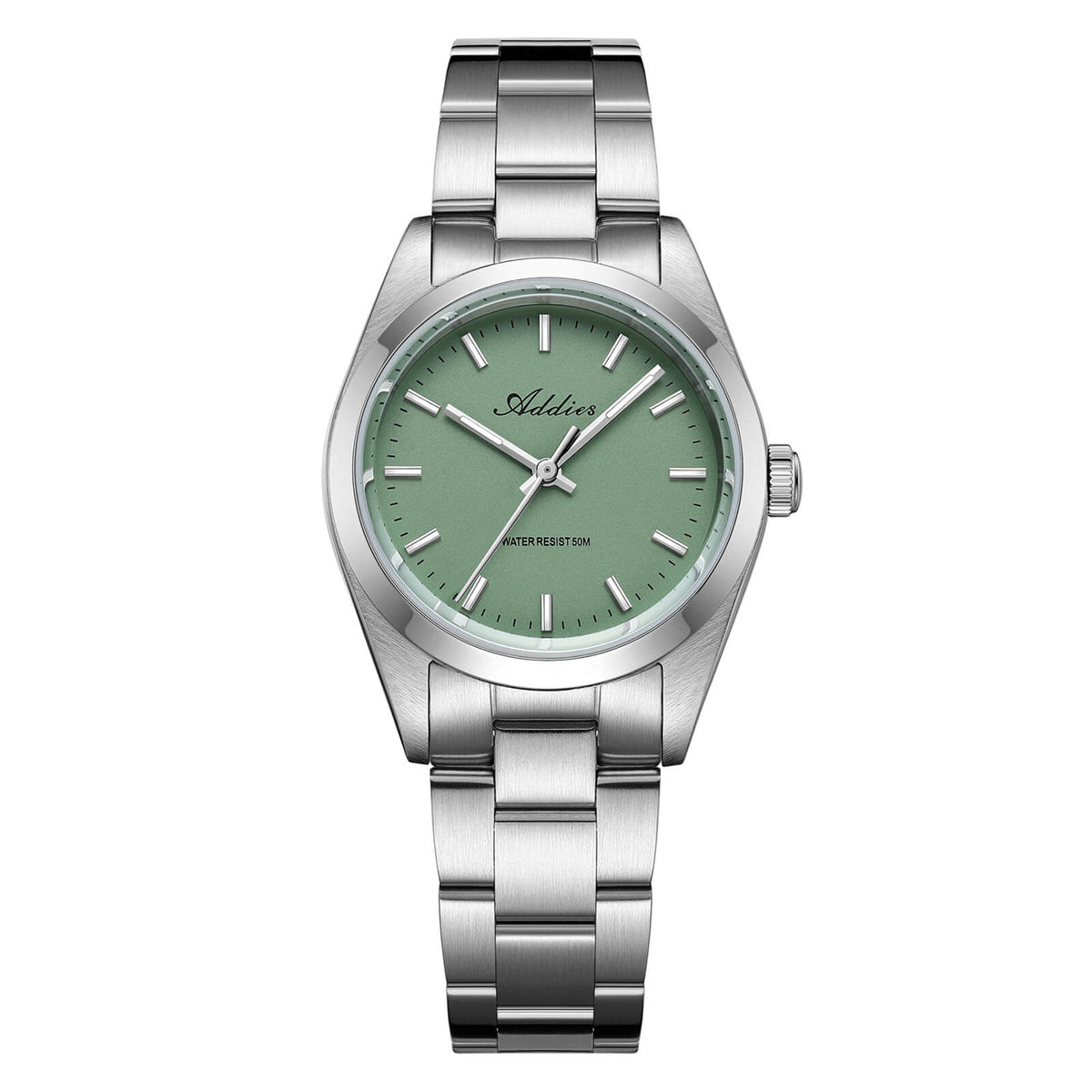 Orologio da donna di lusso Addies, al quarzo, in acciaio inossidabile, 31 mm – AW25903 Verde