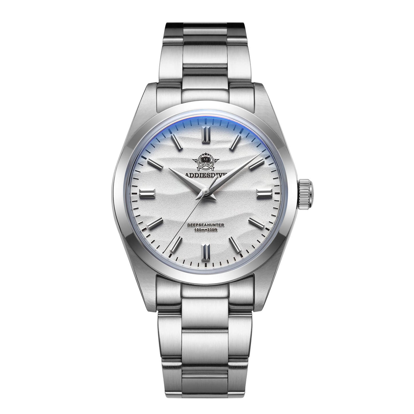🔥Saldi Anniversario 🔥Orologio al quarzo ADDIESDIVE da 36 mm con movimento VH31 AD2030 Bianco ADDIESDIVE Logo
