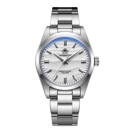 🔥Saldi Anniversario 🔥Orologio al quarzo ADDIESDIVE da 36 mm con movimento VH31 AD2030 Bianco ADDIESDIVE Logo
