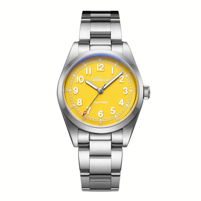 Orologio al quarzo ADDIESDIVE da 36 mm con movimento Super 2035 AD2521 Giallo