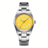 ★Speciali settimanali★Orologio al quarzo ADDIESDIVE da 36 mm con movimento Super 2035 AD2521 Giallo