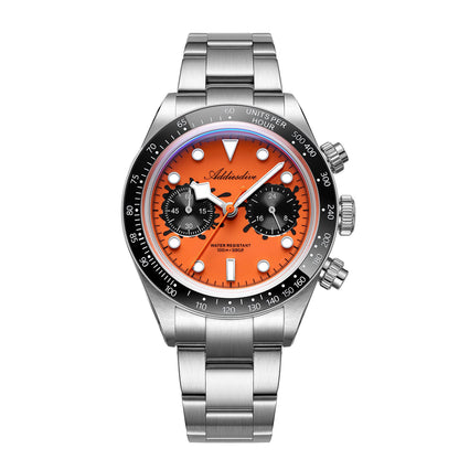 🔥SALDI D'AUTUNNO 🔥 Orologio cronografo ADDIESDIVE 40 mm VK64 AD2520 Arancione