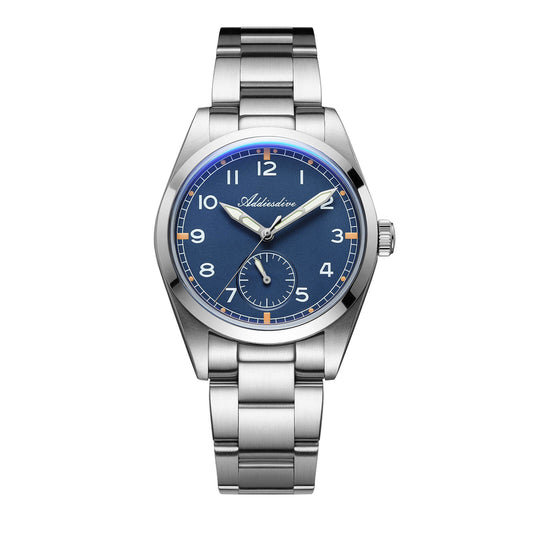★Speciali settimanali★Orologio da pilota vintage ADDIESDIVE 36 mm VH60 (AD2099) Blu