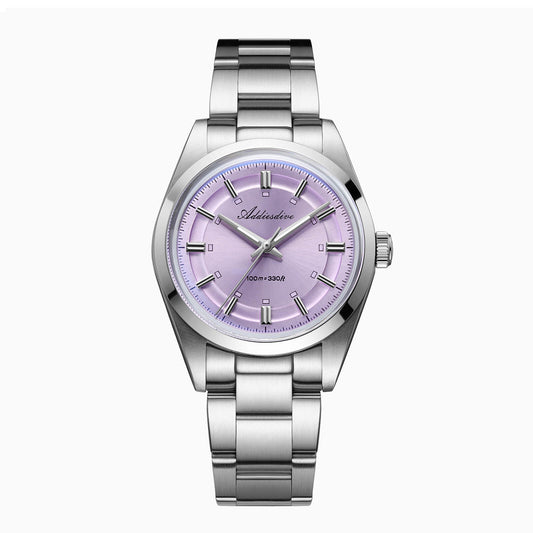 ★Saldi Anniversario★ADDIESDIVE OROLOGIO 36MM VH31 STILE EXPLORER AD2515 viola