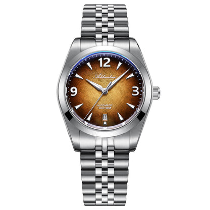 ADDIESDIVE AD2560 Orologio Automatico da Uomo 39mm – Miyota 8215, Vetro Zaffiro e Impermeabilità 200m marrone