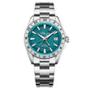 ADDIESDIVE Orologio GMT al quarzo da 38 mm con movimento RONDA 515 (AD2548) Blu
