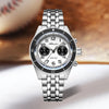 ADDIESDIVE Orologio Cronografo al Quarzo con Quadrante Panda da 41 mm VK64 (AD2034)