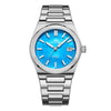 Orologio da uomo AddiesKIN K008 con quadrante in madreperla da 39 mm e movimento Miyota 9015. Mocio blu