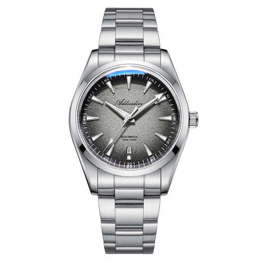 ★Magazzino Italia★ADDIESDIVE AD2527 Orologio Uomo Lusso | Impermeabile 100M, Automatico Giapponese Grigio