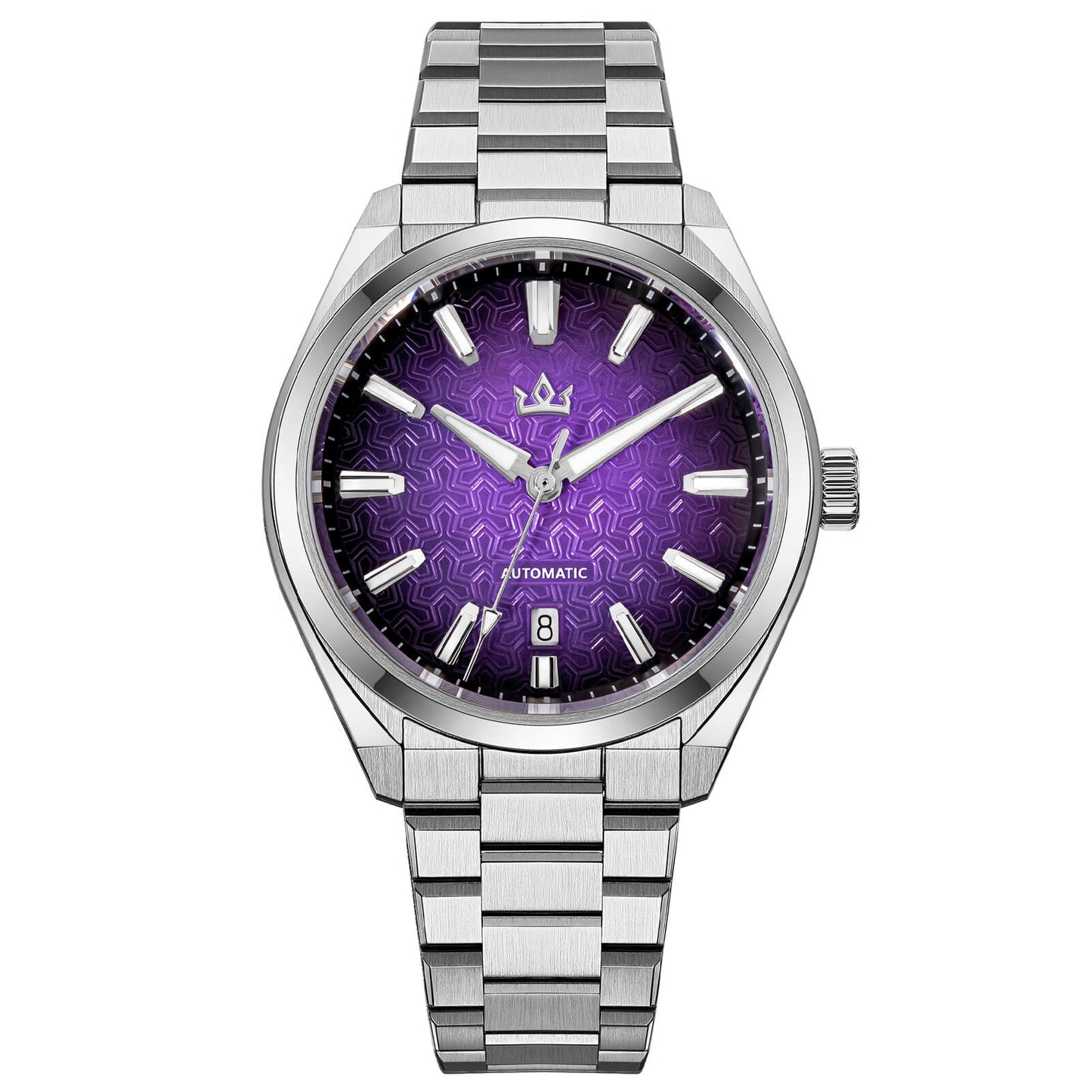 Orologio automatico di lusso AddiesKIN K014 da 40 mm con quadrante in rilievo tipo cammeo e movimento ST2130