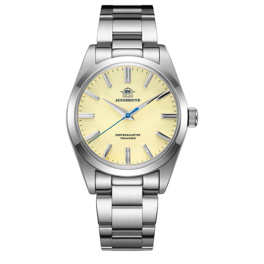 Addiesdive da 36mm Orologio al Quarzo con Cristallo di Zaffiro AD2026 VH31