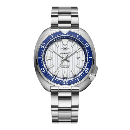 ★Offerta speciale★ Orologio subacqueo al quarzo da uomo Addiesdive Turtle 41 mm AD2507 Blu