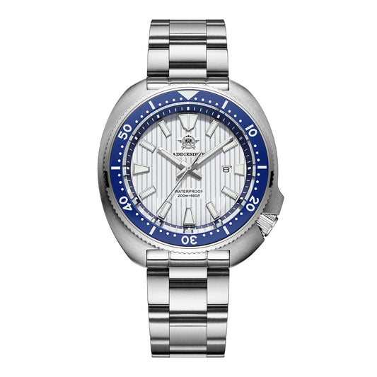 ★Offerta speciale★ Orologio subacqueo al quarzo da uomo Addiesdive Turtle 41 mm AD2507 Blu