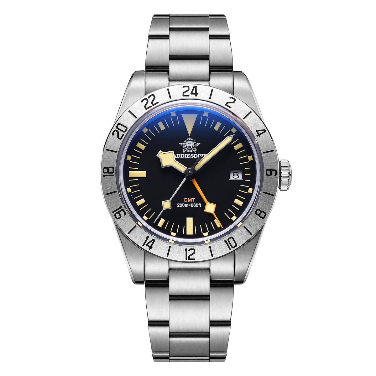 ★Speciale Capodanno★Orologio al quarzo ADDIESDIVE 39mm BB GMT con movimento RONDA515 (AD2035/AD2036)