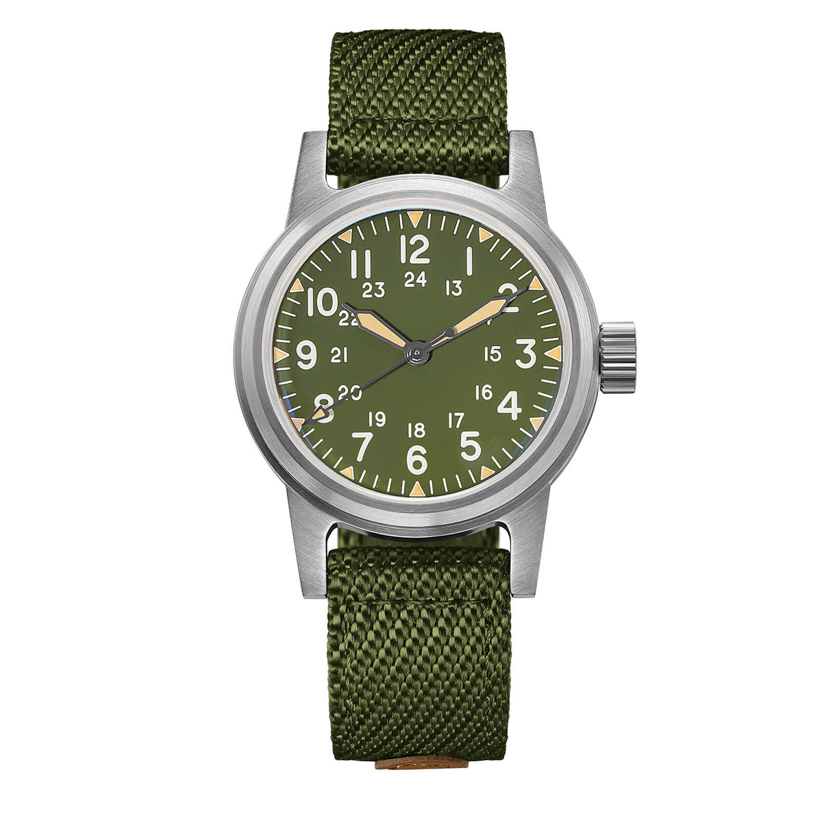 ★Speciale Capodanno★ADDIESDIVE Orologio Meccanico Vintage 36mm AD2088 verde