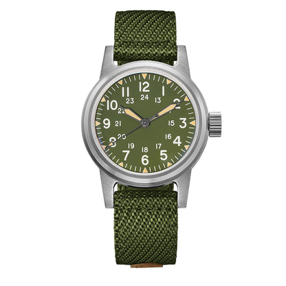 ★Speciale Capodanno★ADDIESDIVE Orologio Meccanico Vintage 36mm AD2088 verde