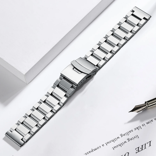 Cinturino per orologio in acciaio inossidabile da uomo da 22 mm, adatto per ADDIESDIVE MY-H5, MY-H6 22mm