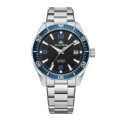 AddiesKIN Orologio da uomo di lusso 40 mm con movimento Miyota 9015 – Modello K009 Blu