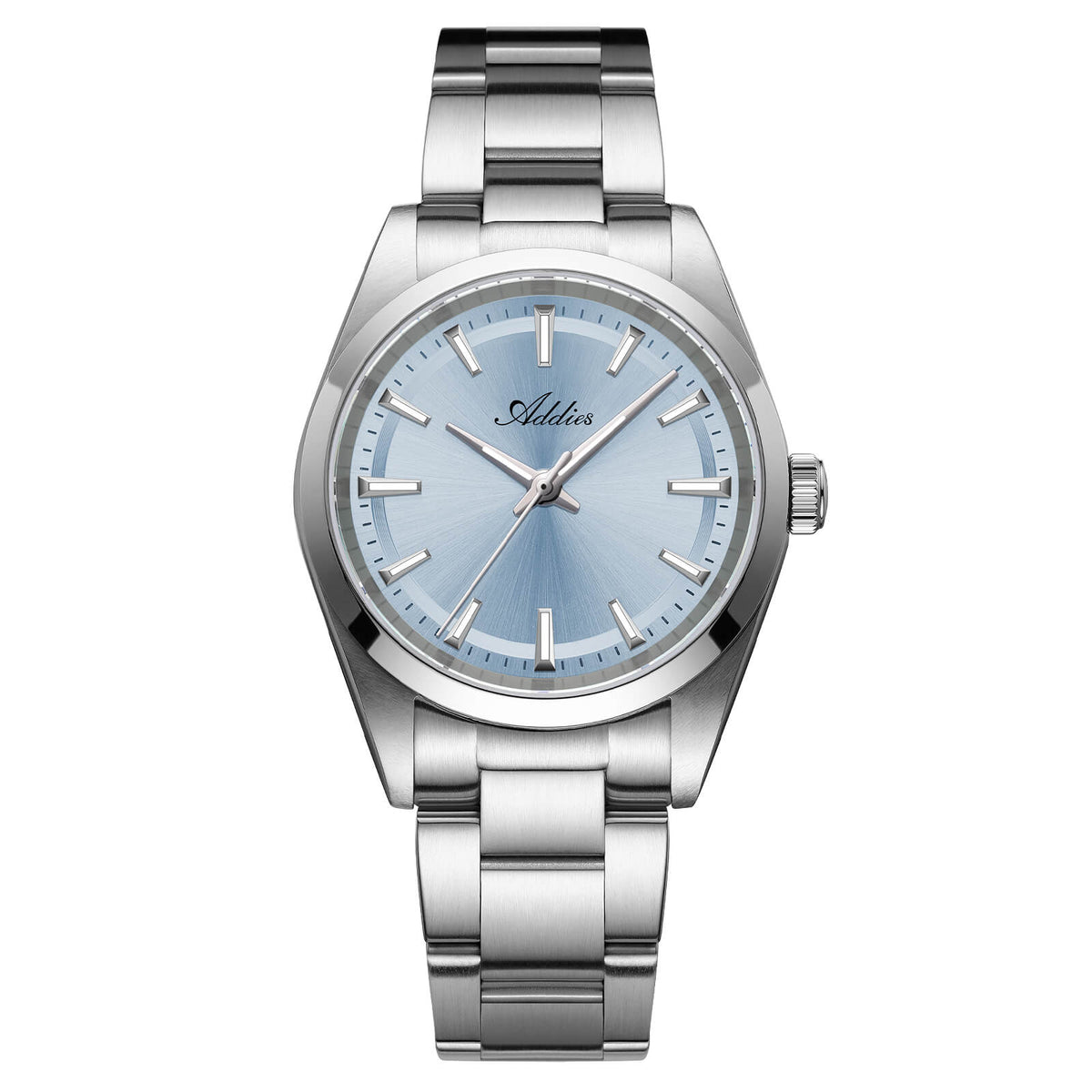 Addiesdive AW25908 Orologio da Donna al Quarzo 31mm con Quadrante Sunburst e Vetro Zaffiro Black and blue