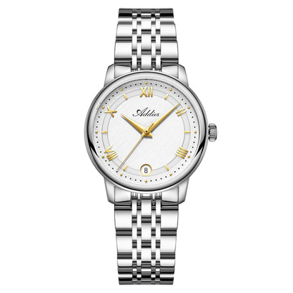 Orologio da donna di lusso Addies, al quarzo, in acciaio inossidabile, 31 mm – AW25904