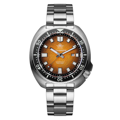 ★Saldi Anniversario★Addiesdive Turtle Orologio subacqueo al quarzo da uomo con cristallo di zaffiro AD2511 Arancione
