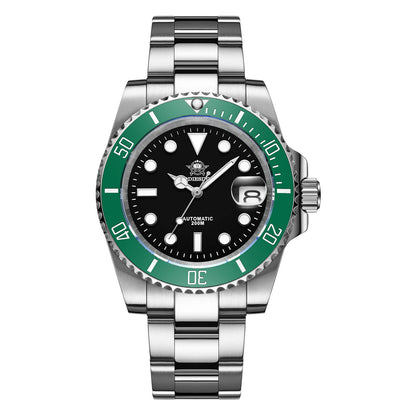 Orologio automatico ADDIESDIVE Sub, movimento Miyota 8215 Nero e verde