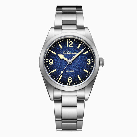 ADDIESDIVE Orologio al Quarzo Vintage 36mm C3 – Mod. AD2544 Blu