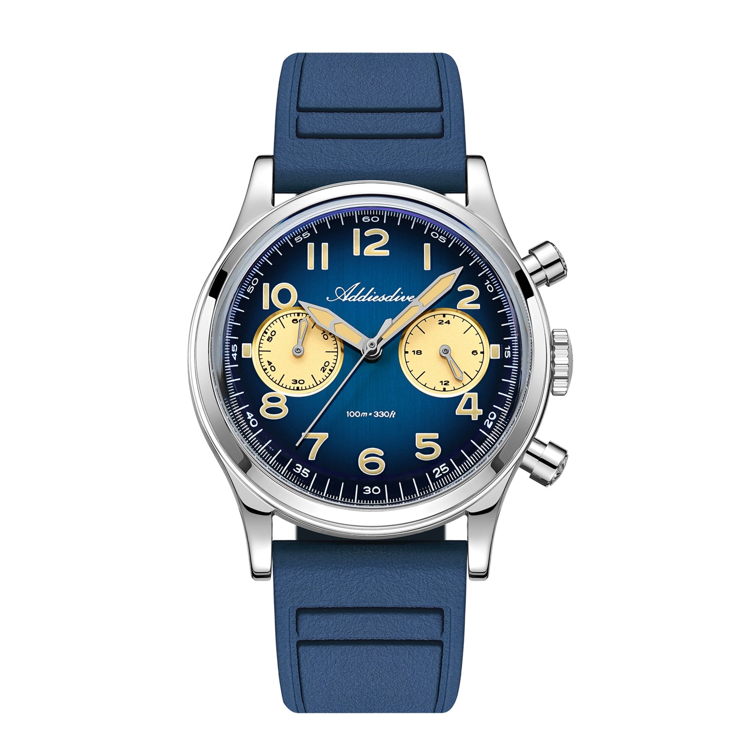 ★Magazzino italiano★ADDIESDIVE Orologio cronografo VK64 da 38 mm AD2516 Blu