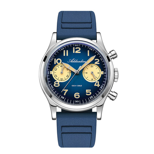 ★Magazzino italiano★ADDIESDIVE Orologio cronografo VK64 da 38 mm AD2516 Blu