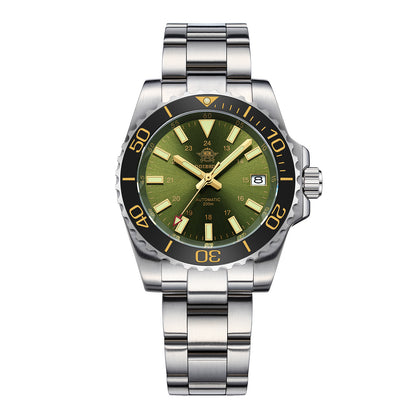 ★Saldi Anniversario★Orologio subacqueo automatico da uomo ADDIESDIVE con vetro zaffiro sintetico AD2504 Verde