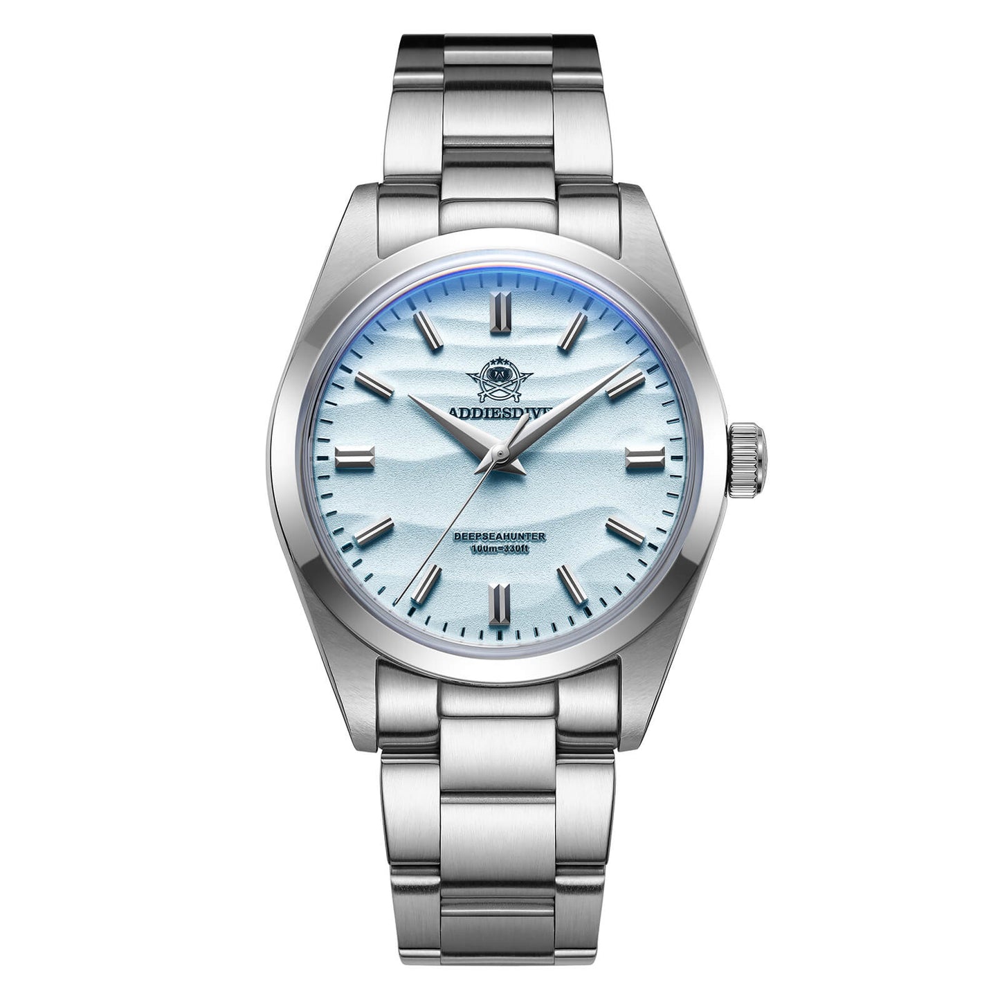 🔥Saldi Anniversario 🔥Orologio al quarzo ADDIESDIVE da 36 mm con movimento VH31 AD2030 Blu ADDIESDIVE Logo